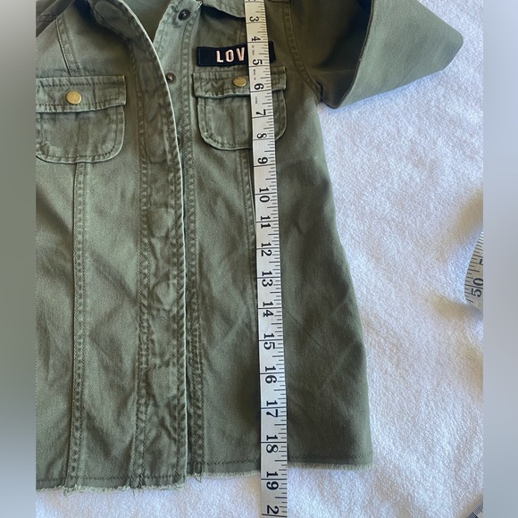 Junk Food Clothing Kids Olive Jacket with Patches xs 100 cotton - Picture 7 of 10